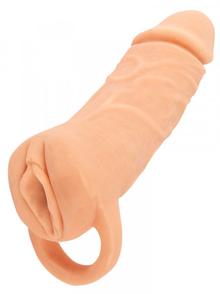 2 IN 1 EXTENSION + MASTURBATOR - MEDIUM [Nature Skin - You2Toys] haut