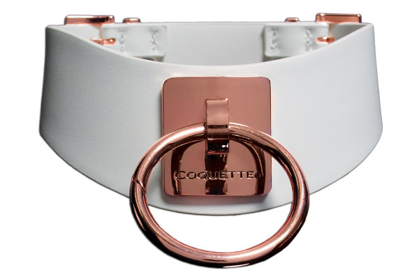 HALSBAND [Coquette] roségold/weiss