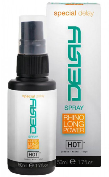 DELAY SPRAY - RHINO LONG POWER [Hot] 50 ml